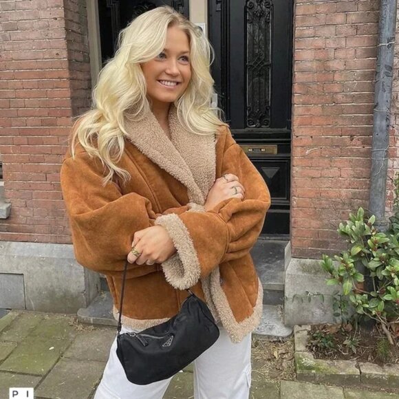 Storets Ava Faux Shearling Jacket S/M - Picture 4 of 16